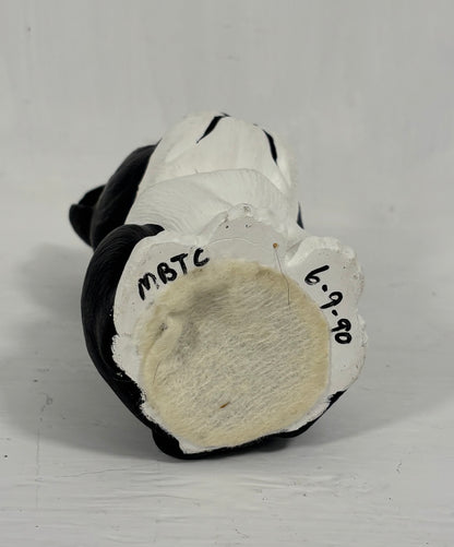 Hand Made Vintage Boston Terrier Piggy Bank