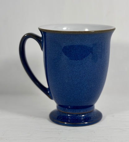Denby Imperial Blue Footed Coffee Mug