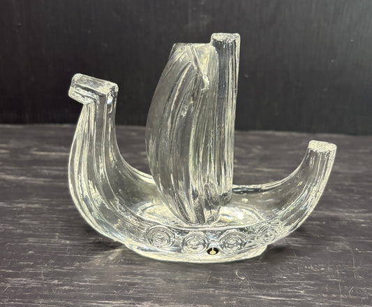 Westerburg Pukeberg Crystal Viking Ship