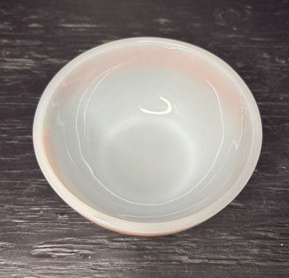 Termocrisa White and Orange Polka Dot Fruit Bowl