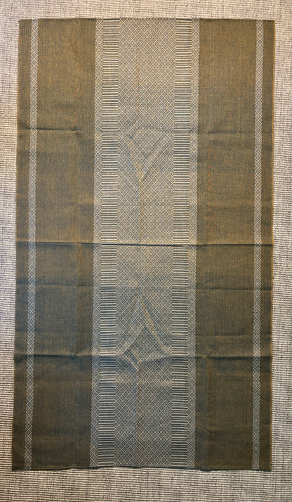 Fintvatt Green Geometric Vintage Woven Tablecloth