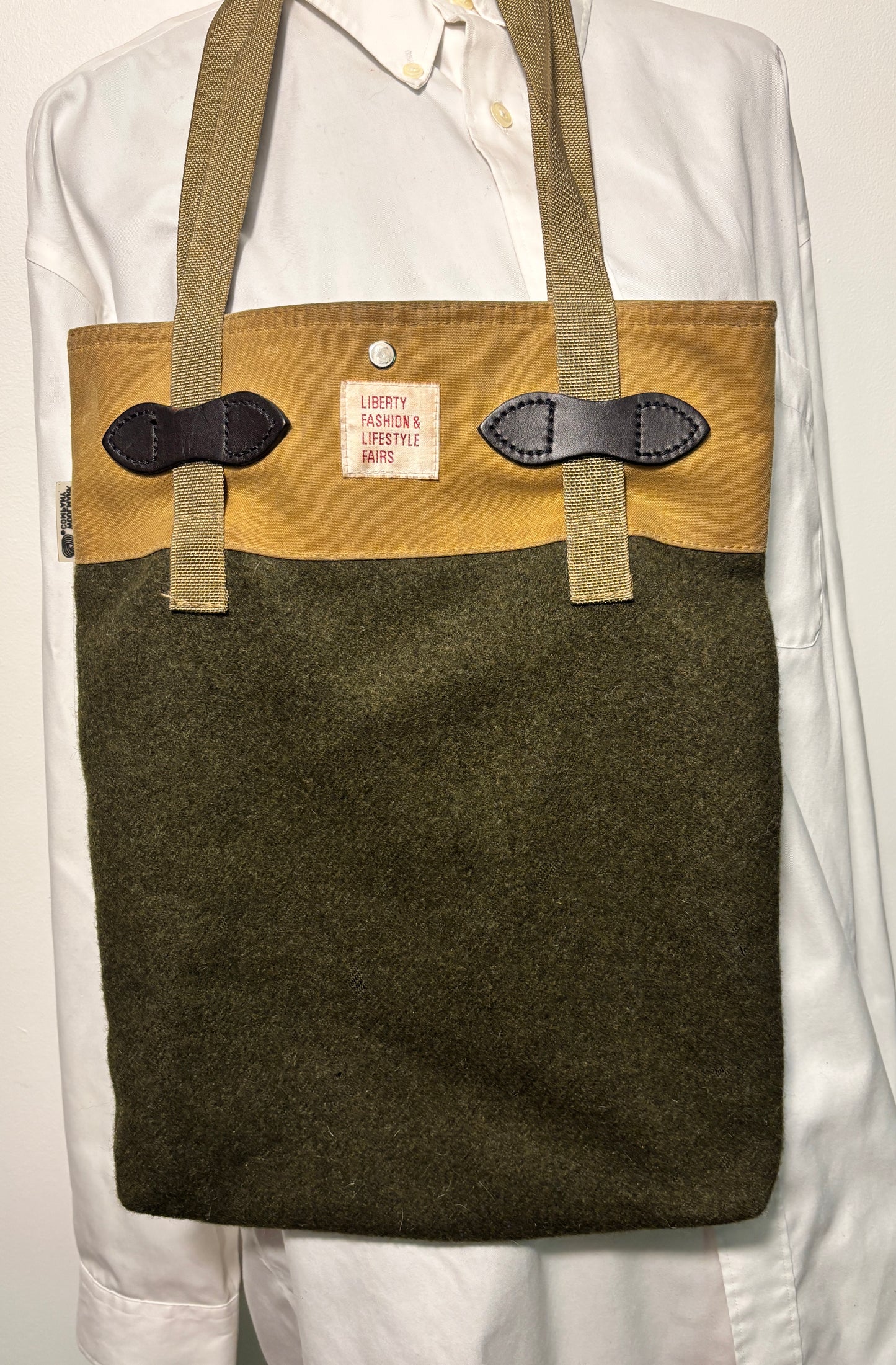 Filson Wool Riverkeeper Tote Bag Purse