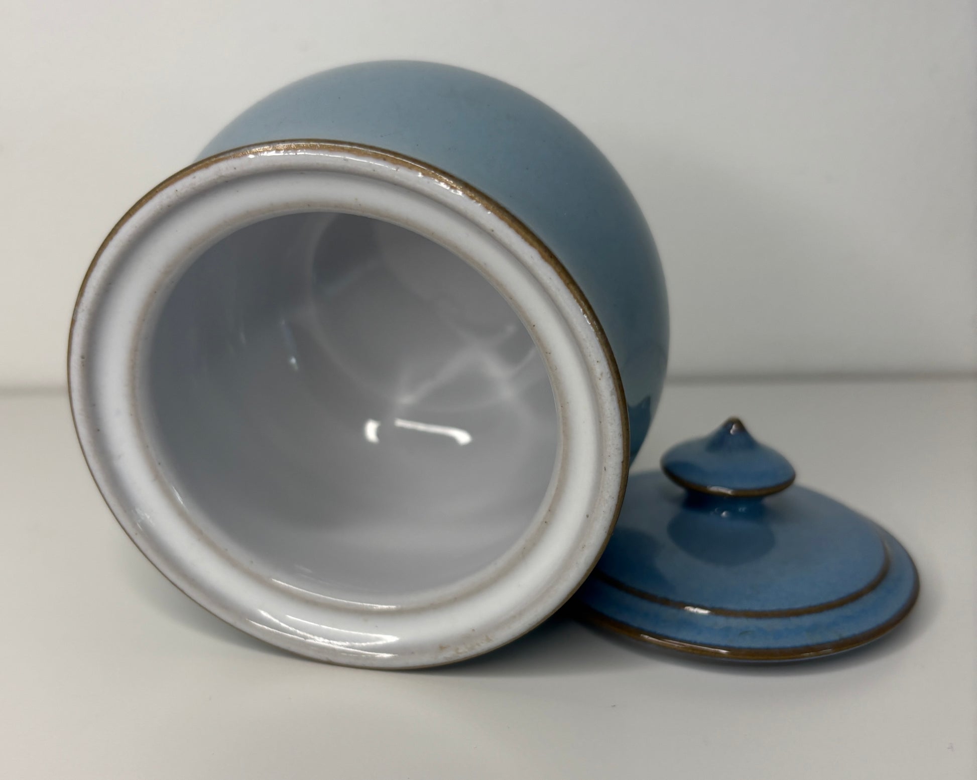 Denby Colonial Blue Sugar Bowl