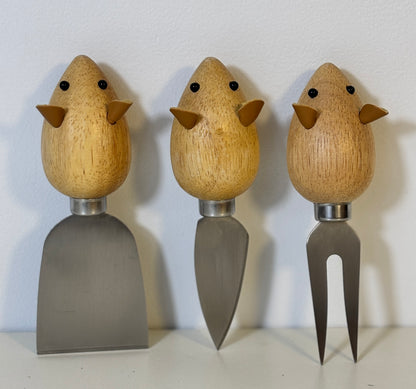 Kikkerland Mouse Cheese Knives Set