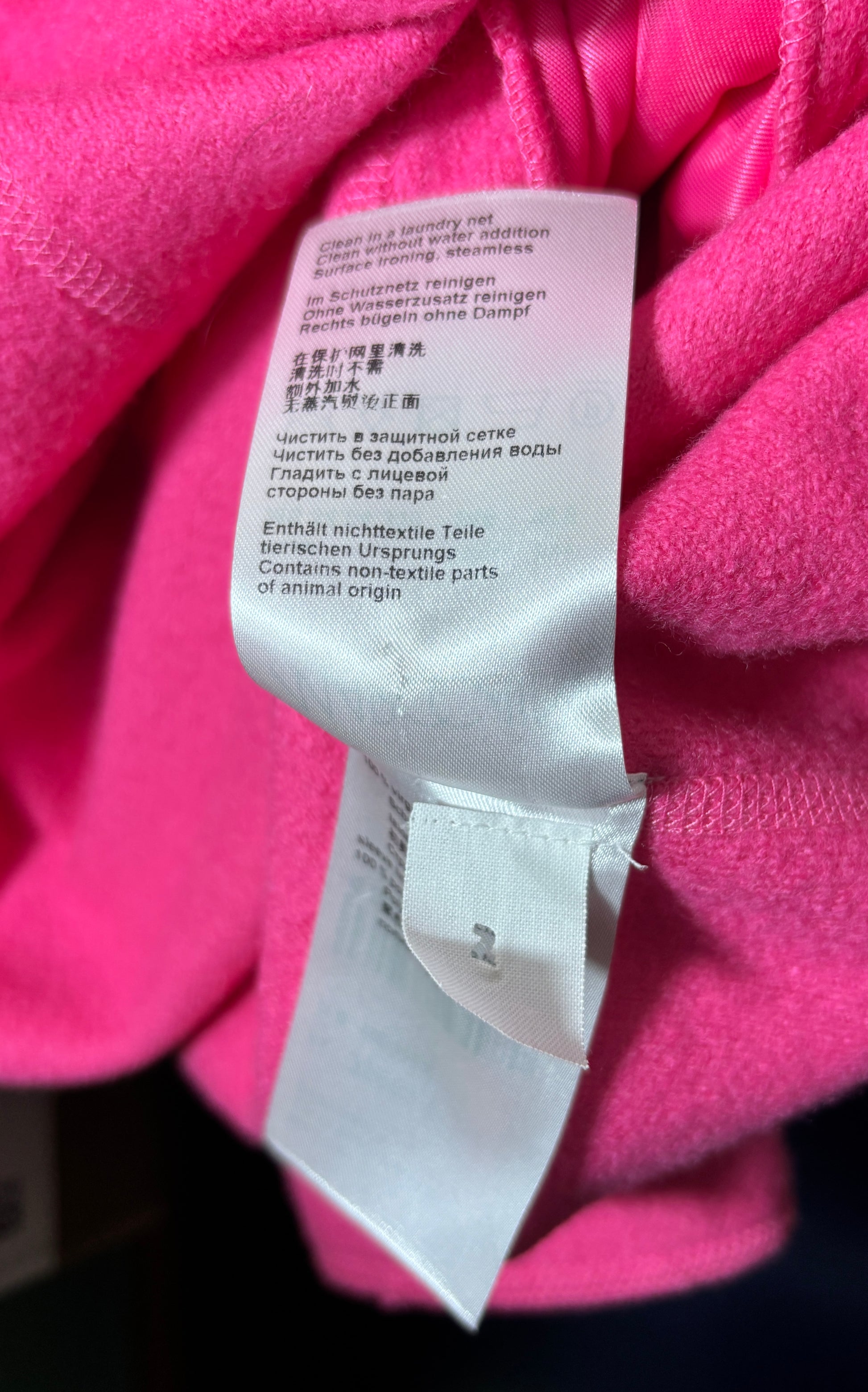Marc Cain Pink Virgin Wool Women's Jacket