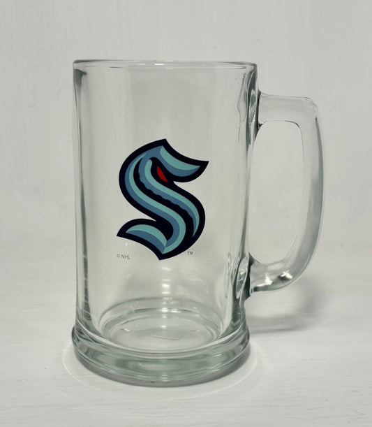 Authentic Seattle Kraken Hockey Beer Mug