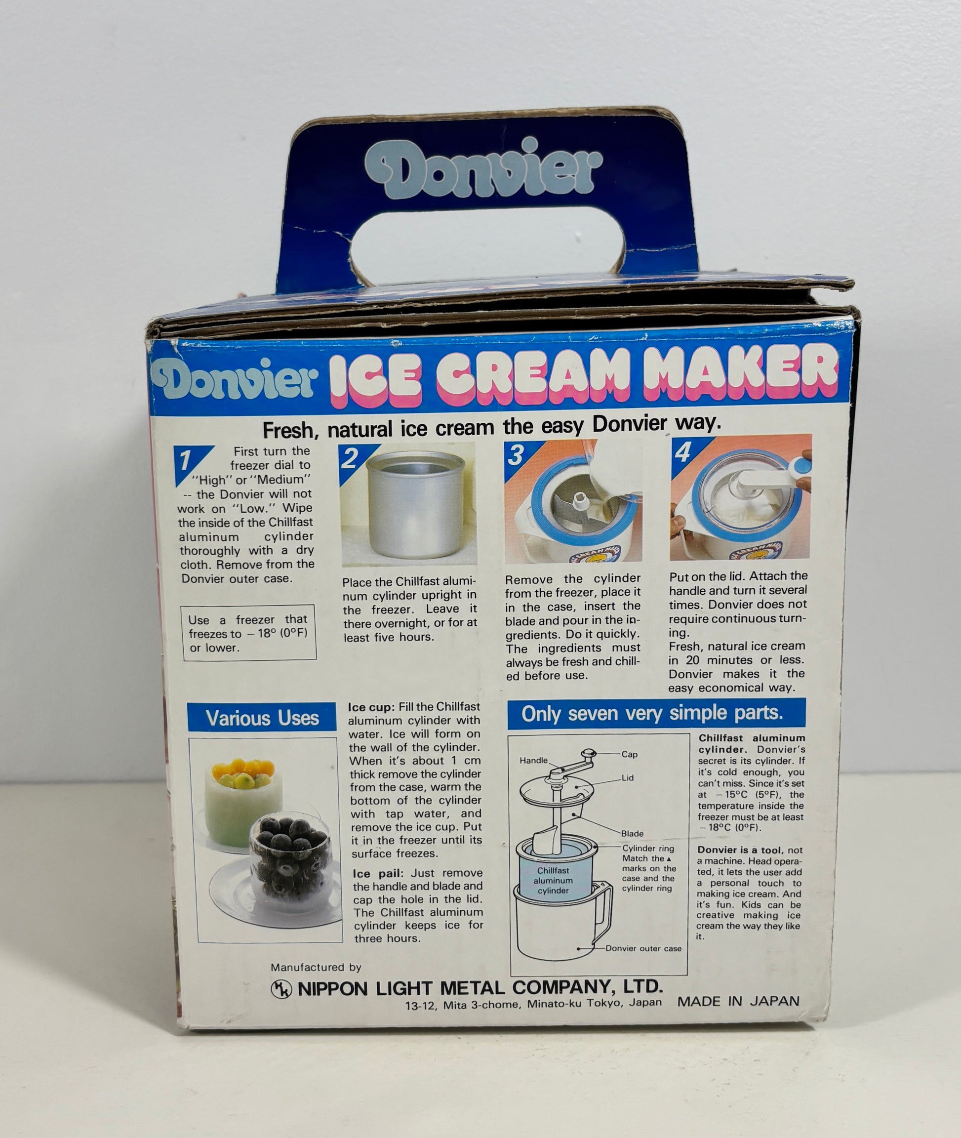 Donvier Chillfast Vintage Manual Ice Cream Maker