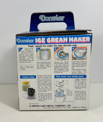 Donvier Chillfast Vintage Manual Ice Cream Maker