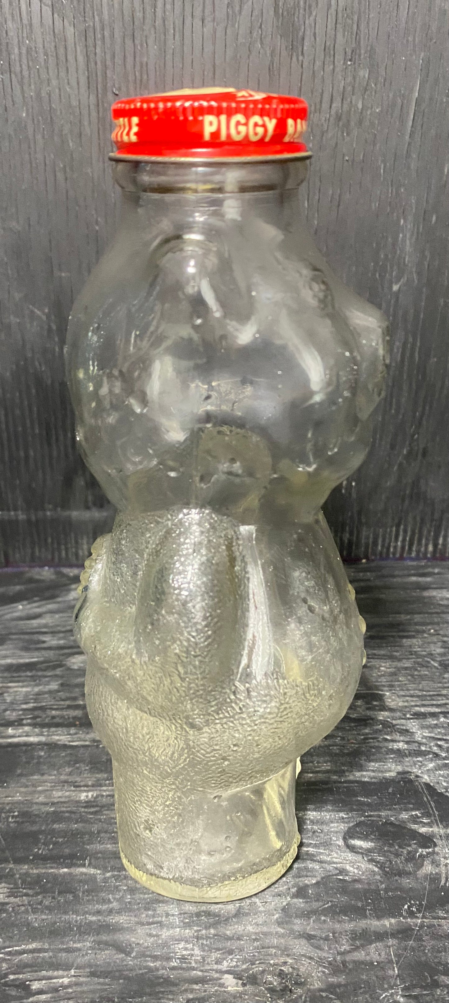 Glass Bear Vintage Piggy Bank