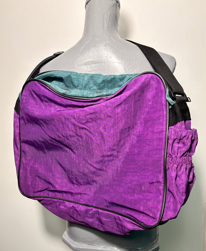 Purple and Teal Vintage Prince Tennis Bag