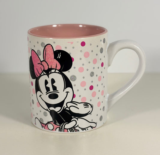 Silver Buffalo Disney Minnie Mouse Glitter Mug