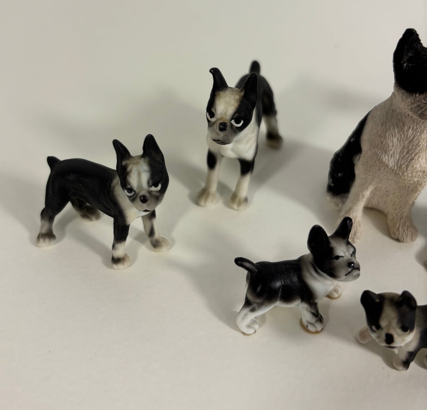 Lot of Boston Terrier Frenchie Mini Dog Figurines