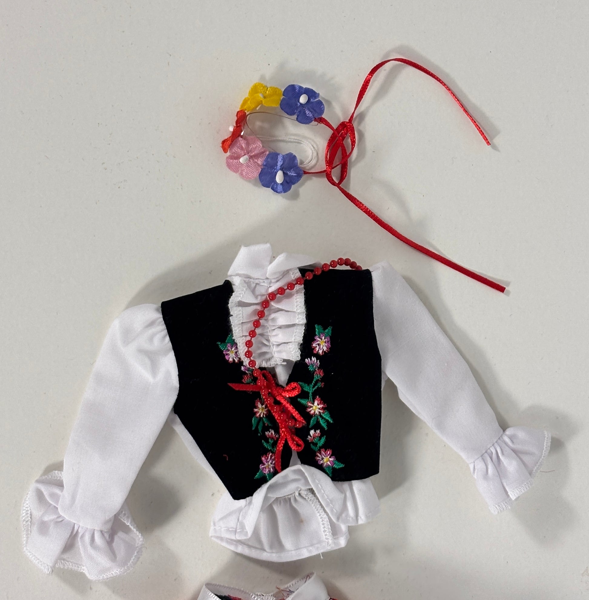 Vintage Barbie Traditional Polish Folk Outfit