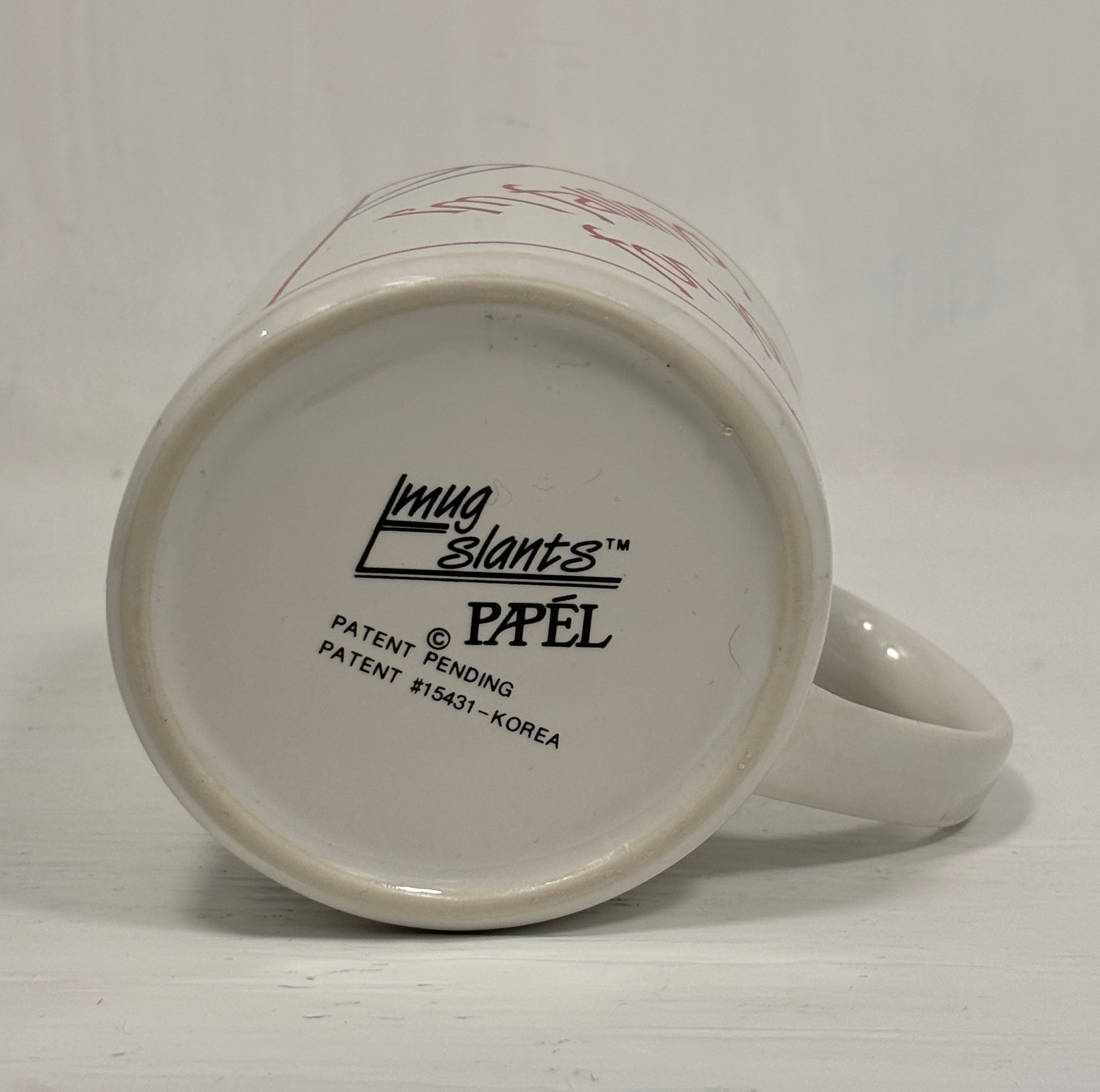Papel I’m Falling For You Vintage Slanted Coffee Mug