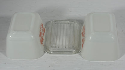 Pyrex Pink Gooseberry 1.5 Cup Refrigerator Dishes 501