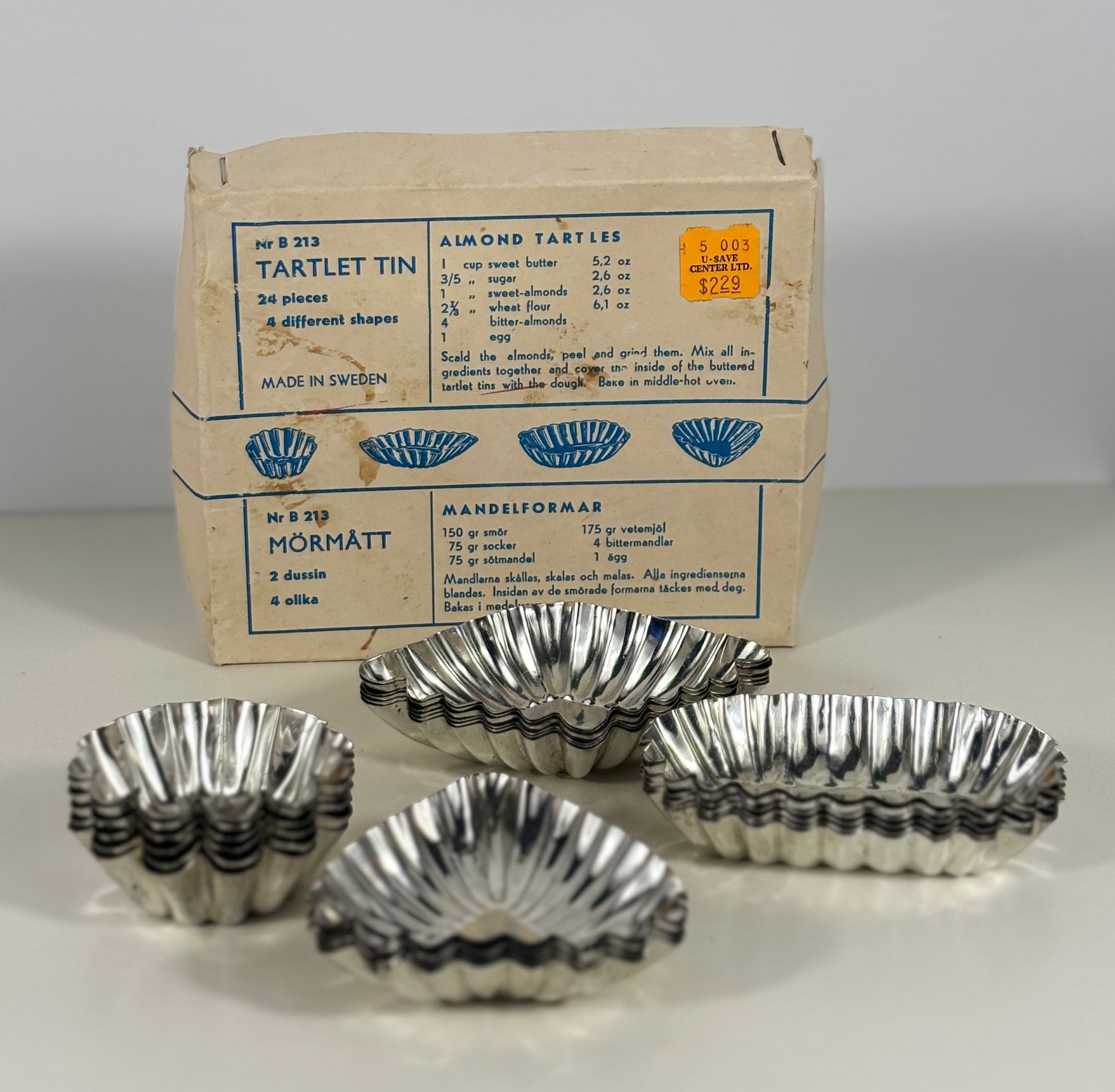 Mormatt Sweden 24 Piece Tartlet Tin Set