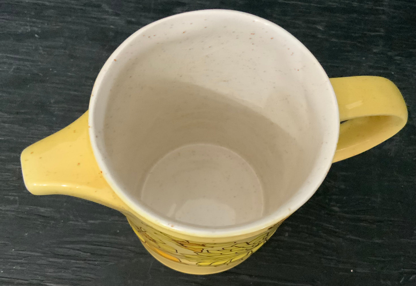 Arklow Pottery Erinstone Ireland Yellow Flower Creamer