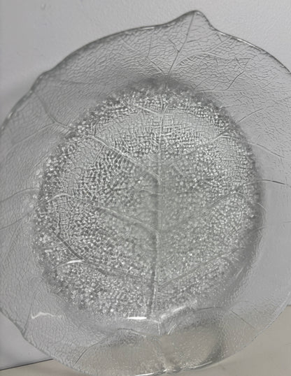 Arcoroc Aspen Pressed Glass Leaf Salad Bowl