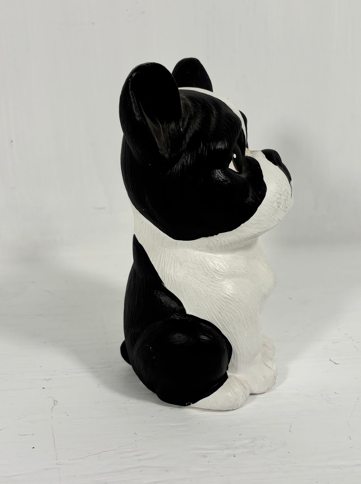 Hand Made Vintage Boston Terrier Piggy Bank