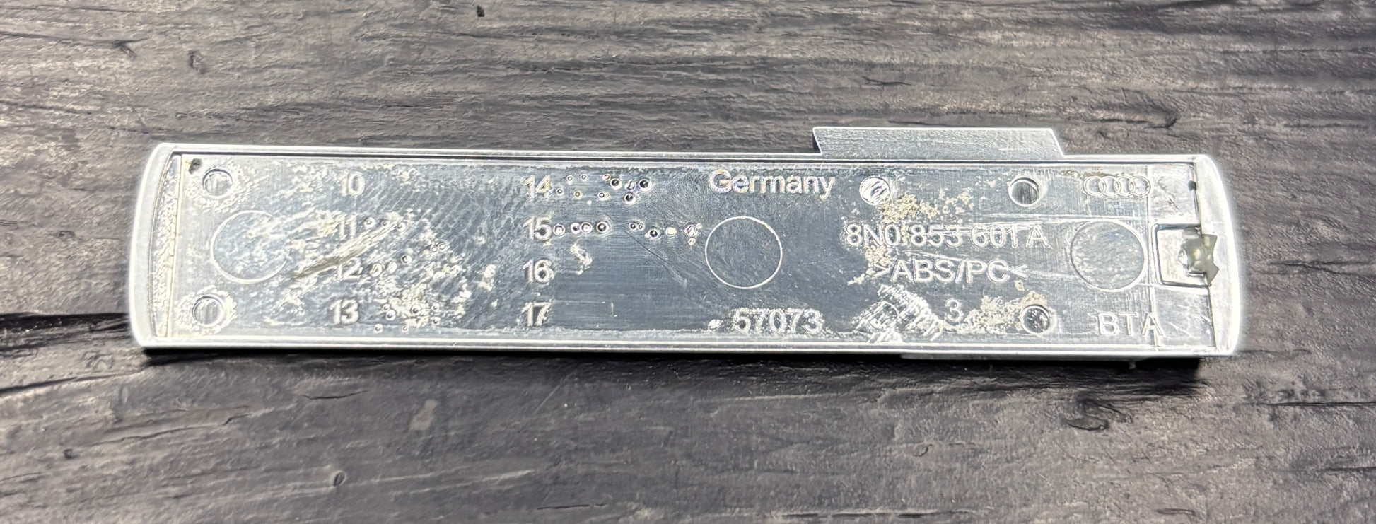 Audi S Line Side Fender Badge Emblem