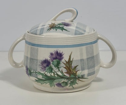 Ringwood Ware Highland Thistle Sugar Bowl