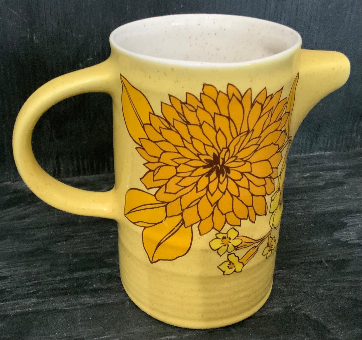 Arklow Pottery Erinstone Yellow Flower Creamer