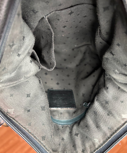 Fossil Morgan Traveler Green Leather Crossbody Purse