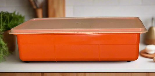 Vintage Tupperware Orange Organizer