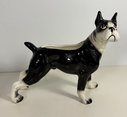 Vintage Rare Japan Boston Terrier Dog Planter
