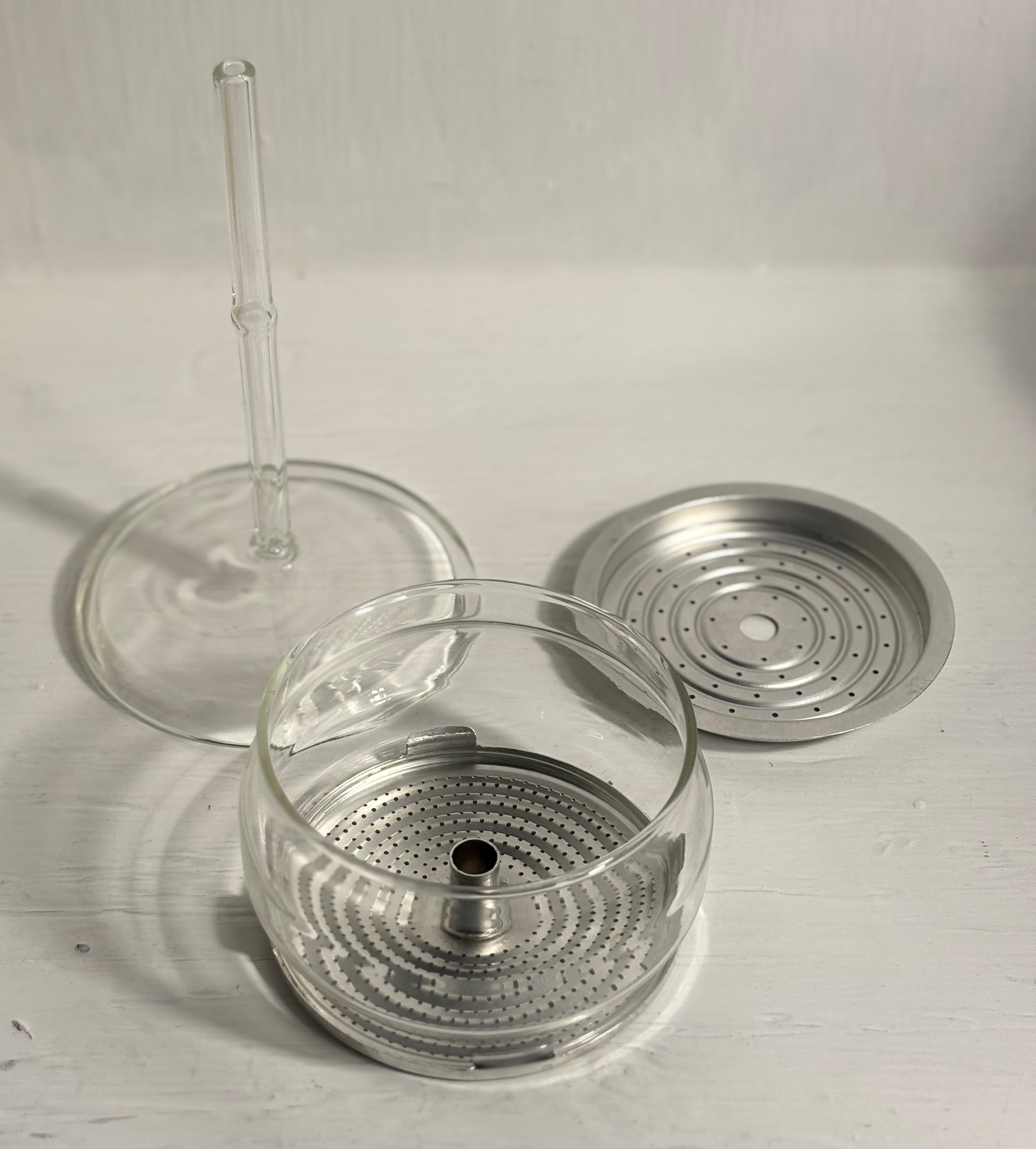 Vintage Pyrex Flameware 7759B 9 Cup Glass Coffee Pot