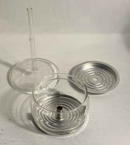 Vintage Pyrex Flameware 7759B 9 Cup Glass Coffee Pot