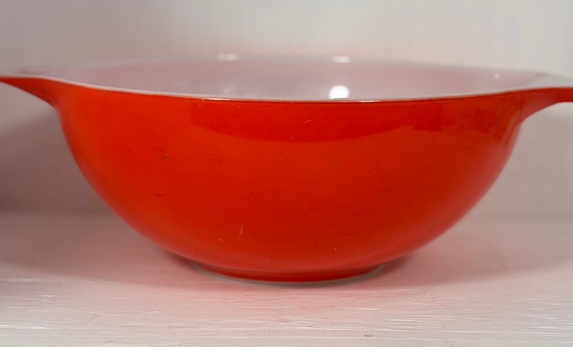 Red Pyrex Cinderella Mixing Bowl