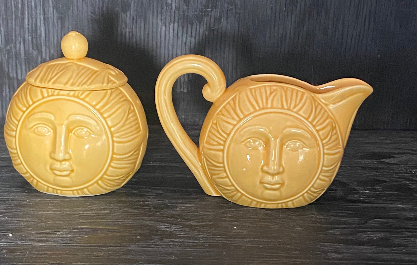 Shafford Rise and Shine Celestial Sugar Bowl and Creamer Set