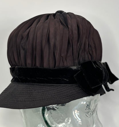 Yvonne Thisdale Salon Elegante iridescent Velvet Cloche