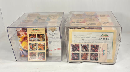 Vintage Healthy Meals in Minutes Recipe Card Collection