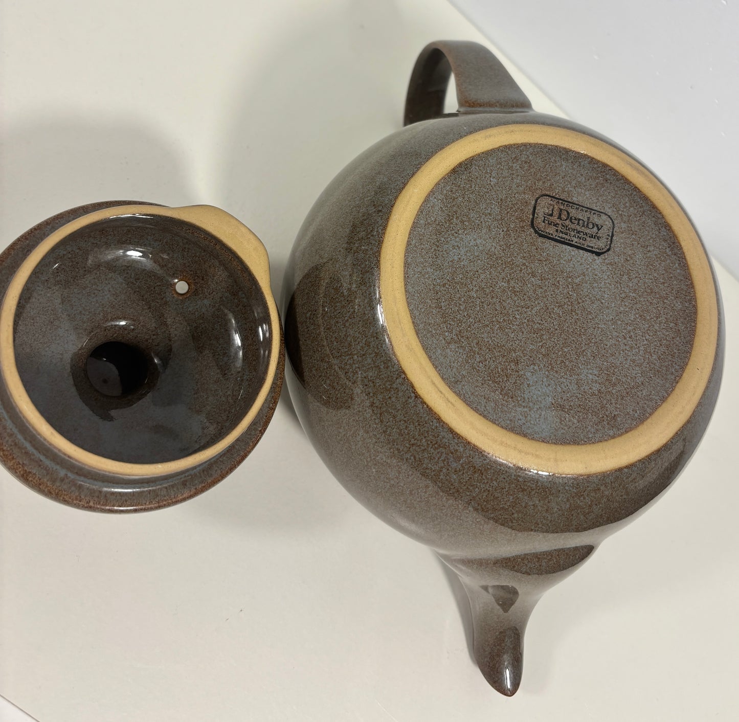 Denby Greystone Stoneware Teapot