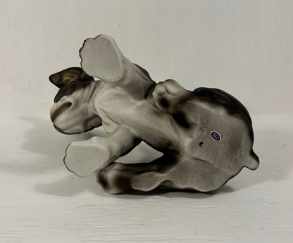 Made in Japan Sitting Boston Terrier Puppy Statuette