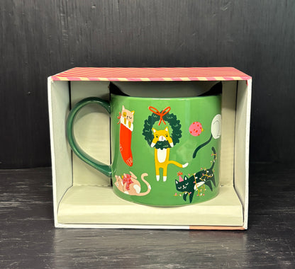 Danica Jubilee Let it Meow Christmas Coffee Mug