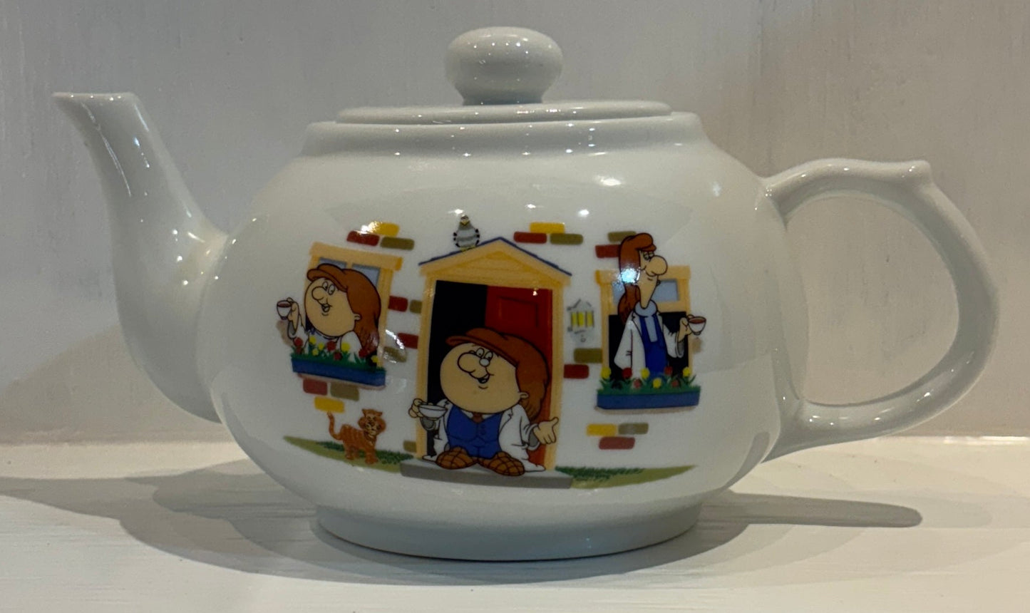 Tetley Tea Folk Teapot