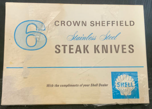 Vintage Crown Sheffield Steak Knives