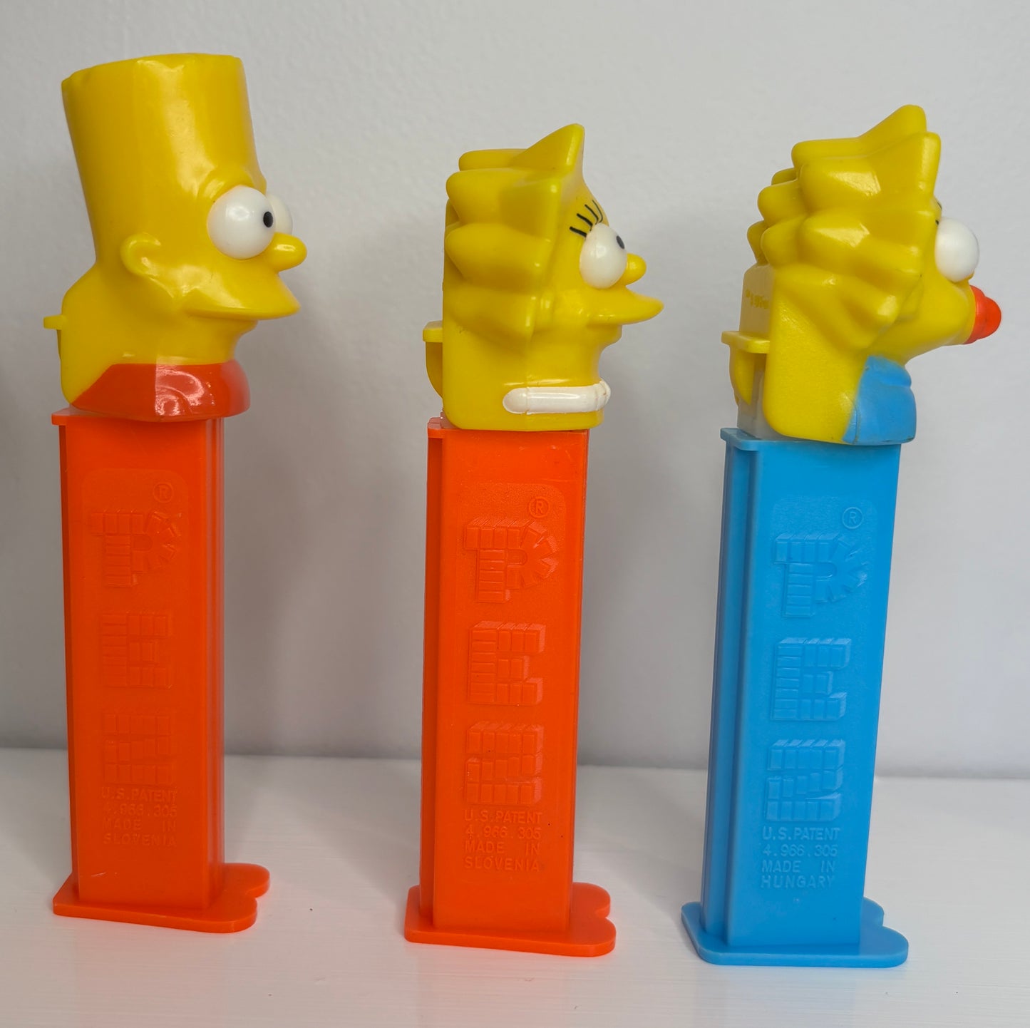 The Simpsons Cartoon Vintage Pez Dispensers