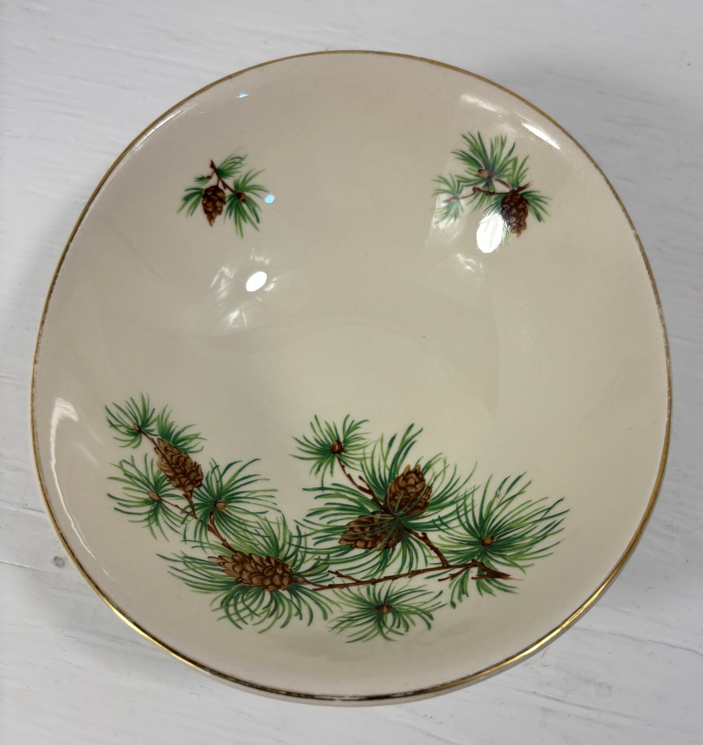 Johnson Brothers Pine Cone Oval Soup Bowl