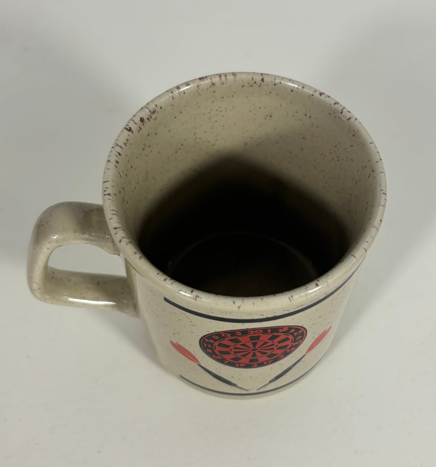 Hornsea Retro Darts Theme Coffee Mug