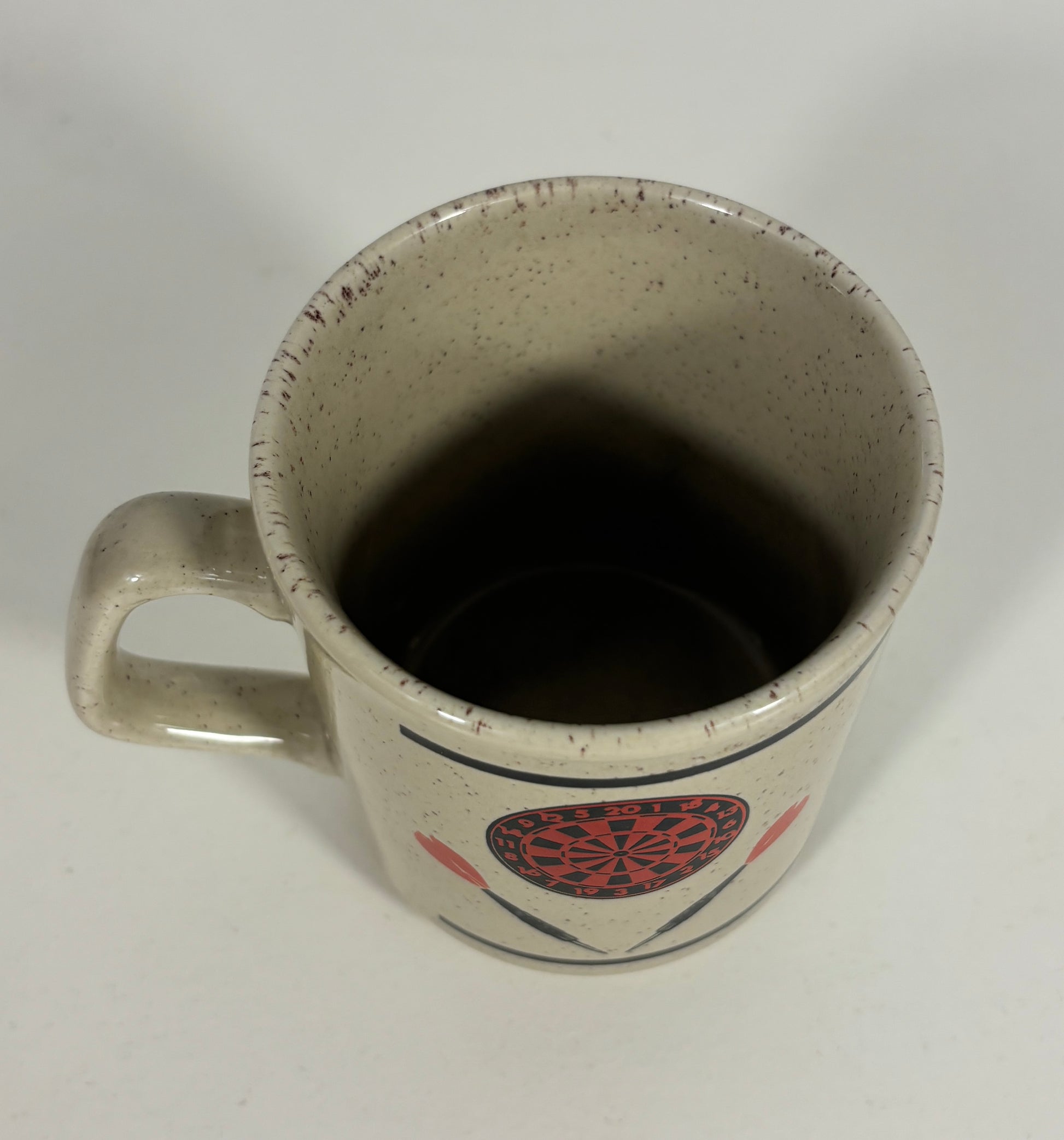 Hornsea Retro Darts Theme Coffee Mug
