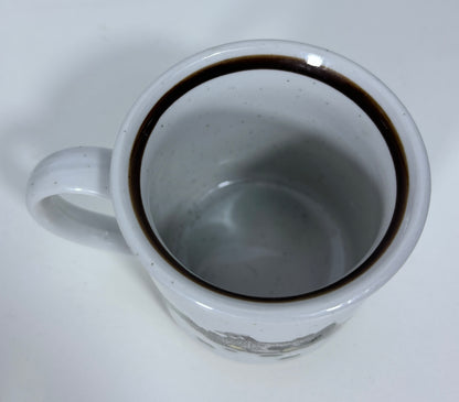 N.C. Cameron and Sons Rooster Hen and Chicks Mug