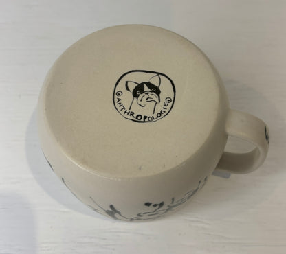Anthropologie Dog Person Coffee Mug