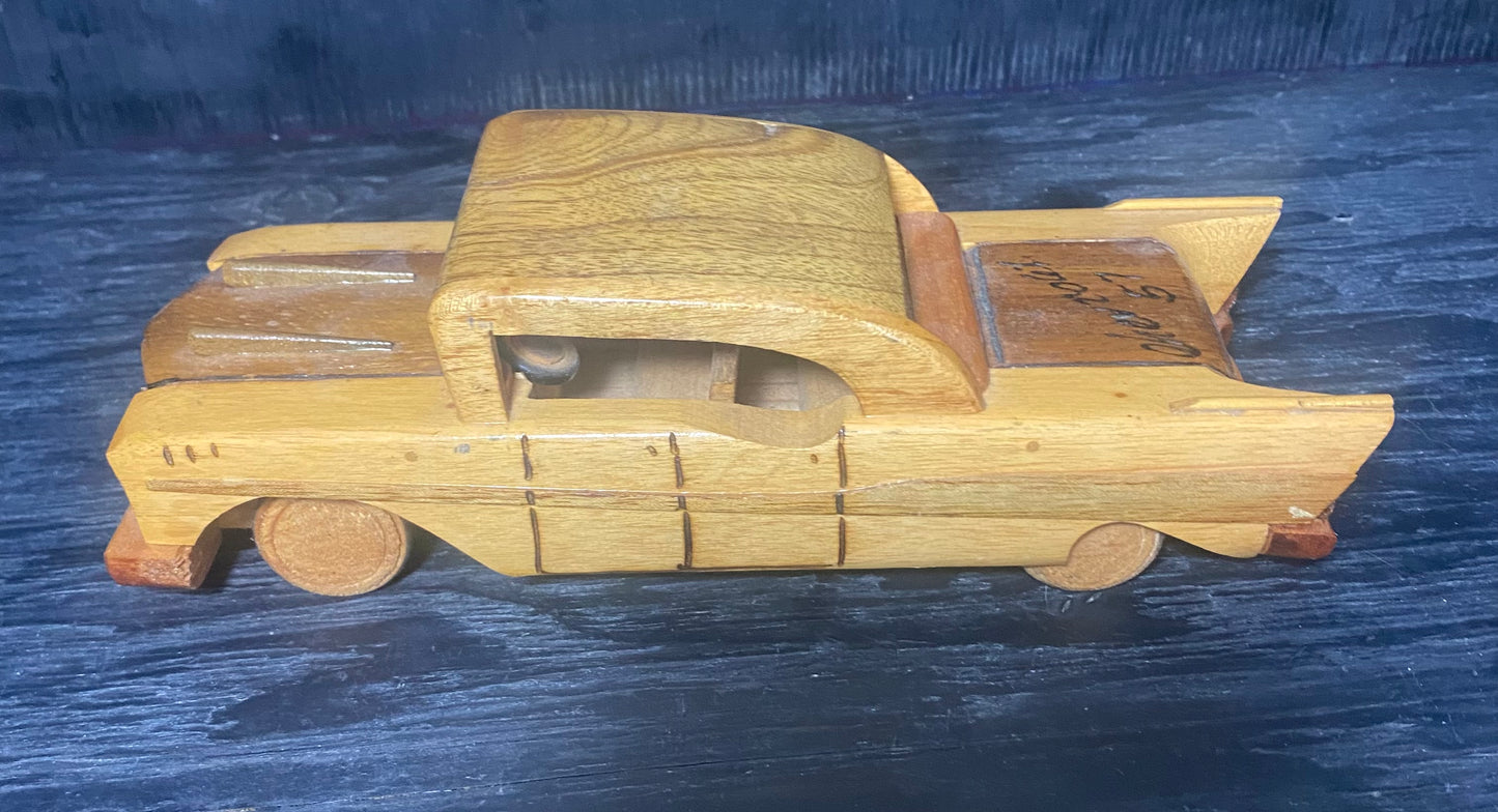 1956 Cadillac Hand Made Wood Model