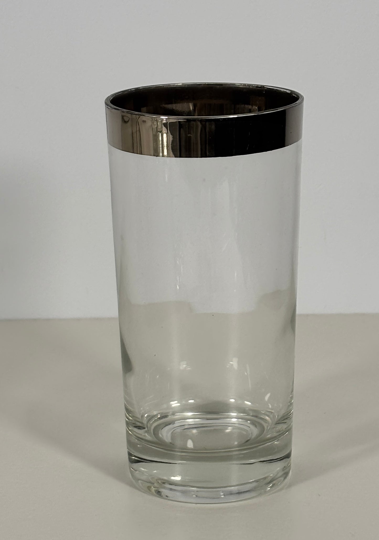 Dorothy Thorpe Silver Cocktail Highball Barware Set with Carrier