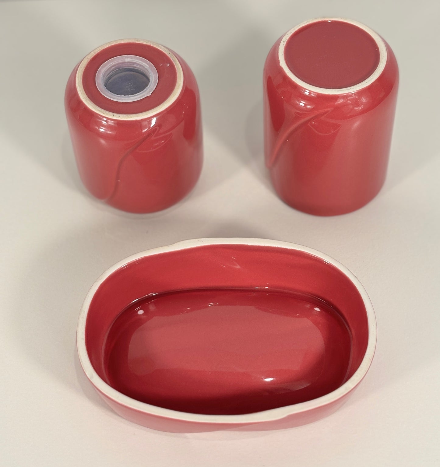 Retro Bathroom Storage Accessory Set