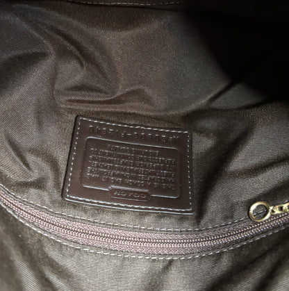 Vintage Coach Signature Patchwork Shoulder Bag